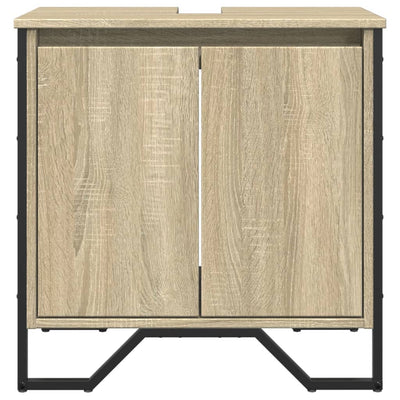 Kylpyhuoneen pesuallaskaappi Sonoma 60x35x60 cm tekninen puu