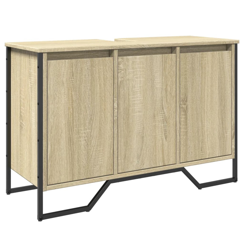 Kylpyhuoneen pesuallaskaappi sonoma Nura 91x35x60cm (puinen)