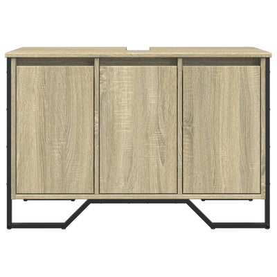 Kylpyhuoneen pesuallaskaappi Sonoma 91x35x60 cm tekninen puu
