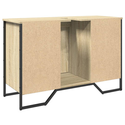 Kylpyhuoneen pesuallaskaappi Sonoma 91x35x60 cm tekninen puu