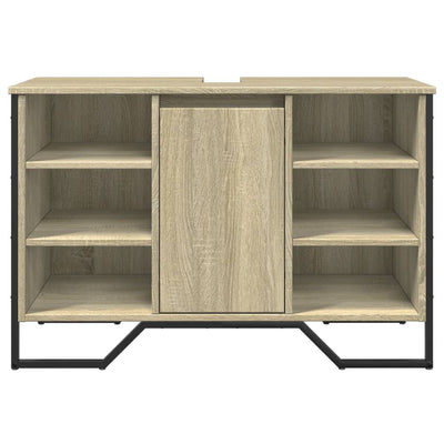 Kylpyhuoneen pesuallaskaappi Sonoma 91x35x60 cm tekninen puu