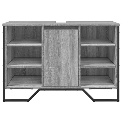 Pesuallaskaappi harmaa Sonoma 91x35x60 cm tekninen puu