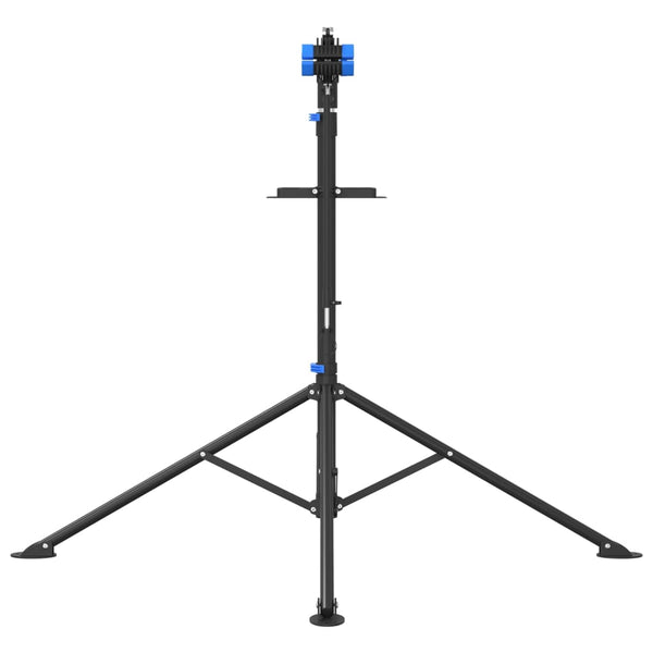 Pyörän korjausjalusta Taitettava säädettävä 108-188 cm sininen