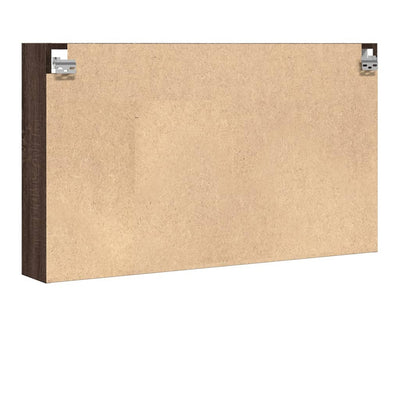 Vitriinikaappi ruskea tammi 100x15x58 cm tekninen puu