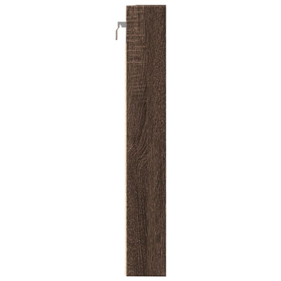 Vitriinikaappi ruskea tammi 80x8,5x58 cm tekninen puu