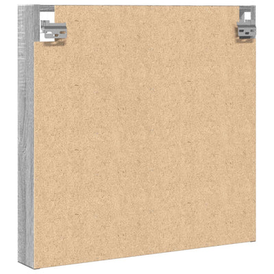 Vitriinikaappi harmaa Sonoma 60x8,5x58 cm tekninen puu