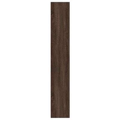 Kirjahylly ruskea tammi 57x28,5x174 cm tekninen puu