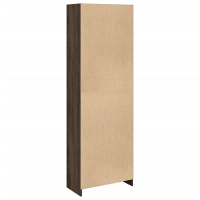 Kirjahylly ruskea tammi 57x28,5x174 cm tekninen puu