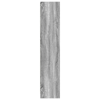 Kirjahylly harmaa Sonoma 57x28,5x141 cm tekninen puu