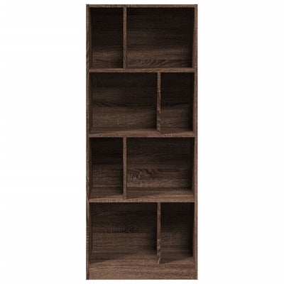 Kirjahylly ruskea tammi 57x28,5x141 cm tekninen puu
