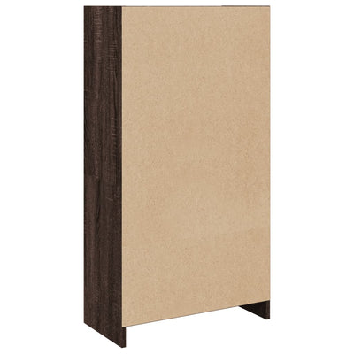 Kirjahylly ruskea tammi 57x28,5x107,5 cm tekninen puu