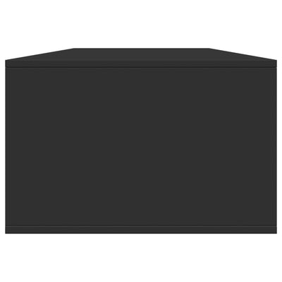 Sohvapöytä musta 102x55x35 cm tekninen puu
