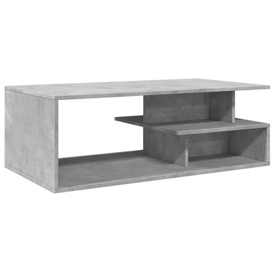 Sohvapöytä betoninharmaa 102x55x35 cm tekninen puu