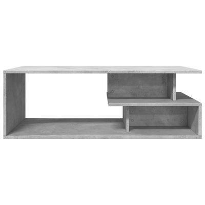Sohvapöytä betoninharmaa 102x55x35 cm tekninen puu