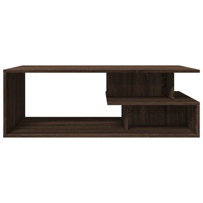 Sohvapöytä ruskea tammi 102x55x35 cm tekninen puu