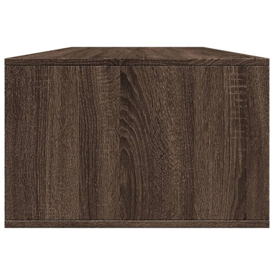 Sohvapöytä ruskea tammi 102x55x35 cm tekninen puu