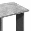 Betoninharmaa vaatekaappi pyörillä Cateluta 102x38x110cm (puinen)