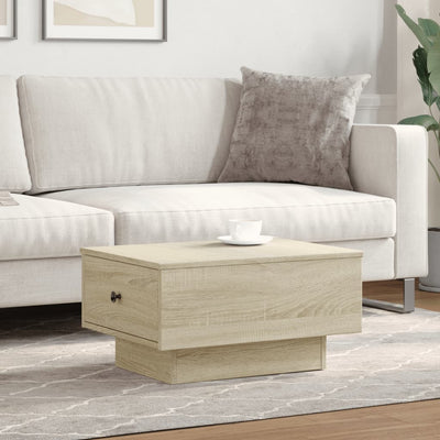 Sohvapöytä Sonoma-tammi 60x45x31 cm tekninen puu