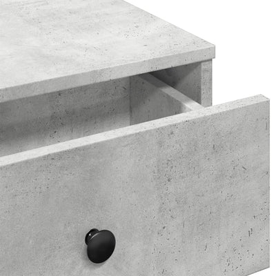 Sohvapöytä betoninharmaa 60x45x31 cm tekninen puu