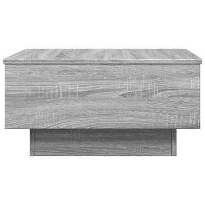 Sohvapöytä harmaa Sonoma 60x45x31 cm tekninen puu