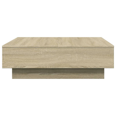 Sohvapöytä Sonoma-tammi 90x90x28 cm lastulevy