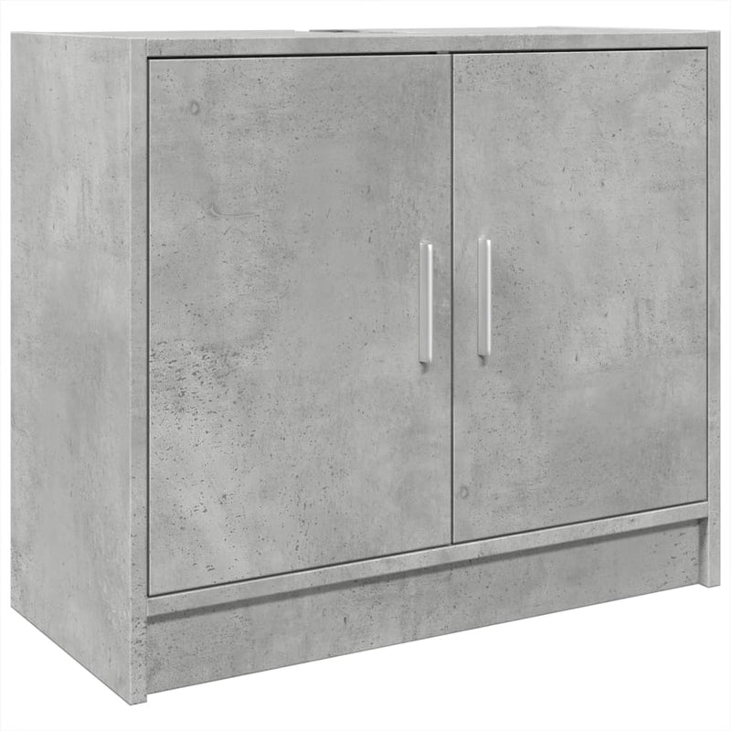 Betoninharmaa allaskaappi Deniu 63x29x55cm (puinen)