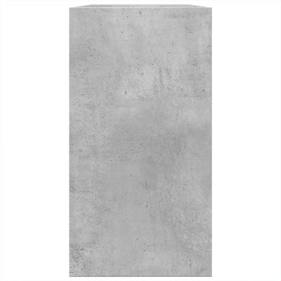 Allaskaappi betoninharmaa 63x29x55 cm tekninen puu