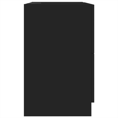Musta allaskaappi Francis 59x37x59cm (puinen)