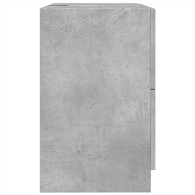 Allaskaappi betoninharmaa 59x37x59 cm tekninen puu
