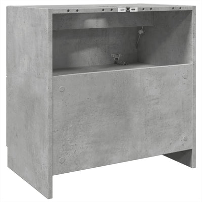 Allaskaappi betoninharmaa 59x37x59 cm tekninen puu