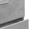 Betoninharmaa allaskaappi Francis 59x37x59cm (puinen)