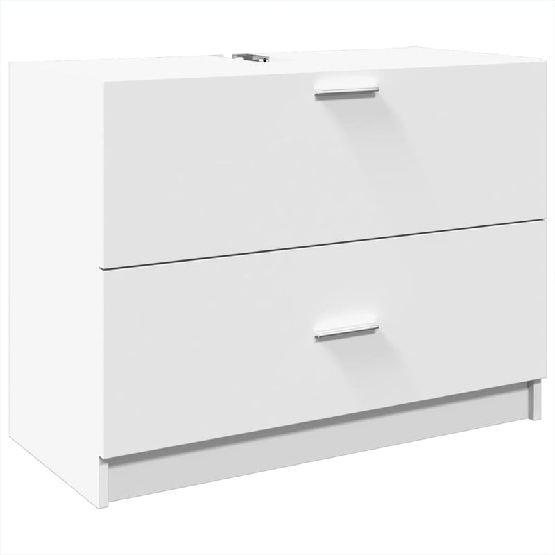 Valkoinen allaskaappi Francis 78x37x59cm (puinen)