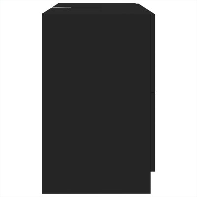 Musta allaskaappi Francis 78x37x59cm (puinen)