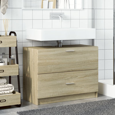 Allaskaappi Sonoma tammi 78x37x59 cm tekninen puu