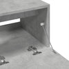Betoninharmaa allaskaappi Francis 78x37x59cm (puinen)