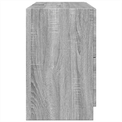 Pesuallaskaappi harmaa Sonoma 78x37x59 cm tekninen puu