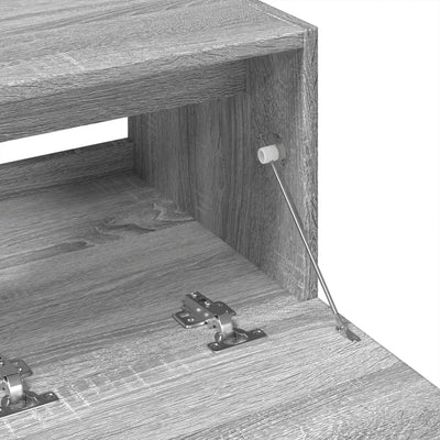 Pesuallaskaappi harmaa Sonoma 78x37x59 cm tekninen puu