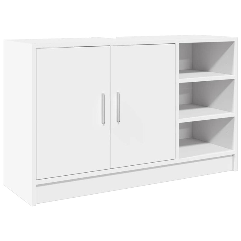 Valkoinen allaskaappi Turgay 90x29x55cm (puinen)