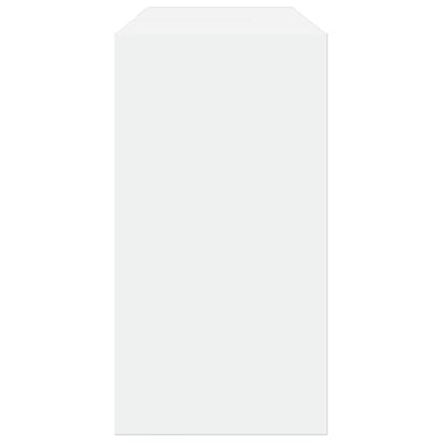 Allaskaappi valkoinen 90x29x55 cm tekninen puu