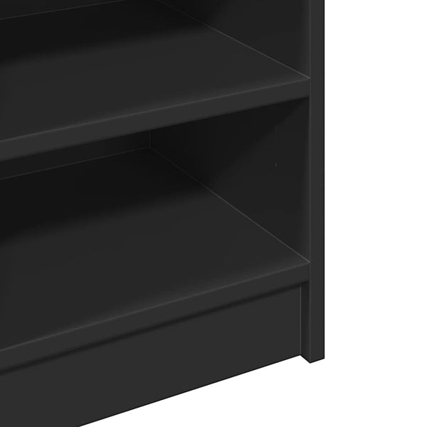 Allaskaappi musta 90x29x55 cm tekninen puu