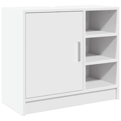 Allaskaappi valkoinen 63x29x55 cm tekninen puu