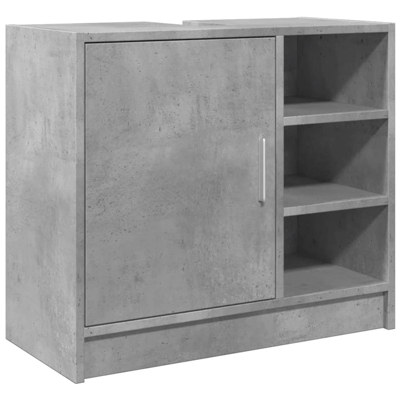 Betoninharmaa allaskaappi Turgay 63x29x55cm (puinen)