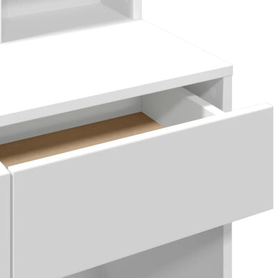 Valkoinen peilipöytä Suicid 80x41x144,5cm