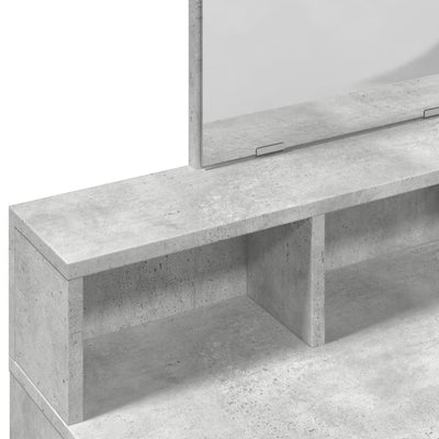 Peilipöytä betoninharmaa 80x41x144,5 cm