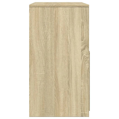 Sonoma-tammi meikkipöytä ja jakkara Dimian 60x40x113,5cm