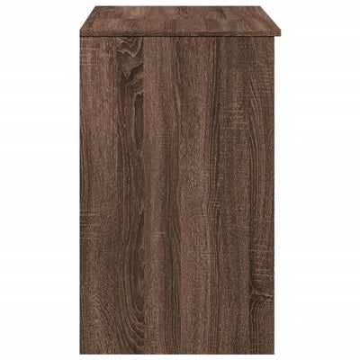 Ruskea tammi peilipöytä Stanisor 73x46,5x120cm