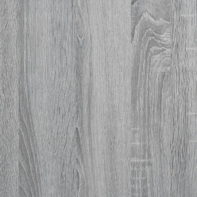 Peilipöytä kaapilla harmaa Sonoma 80x35x132 cm