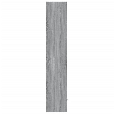 Kirjahylly harmaa Sonoma 40x36x189 cm tekninen puu