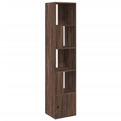 Kirjahylly ruskea tammi 40x36x189 cm tekninen puu