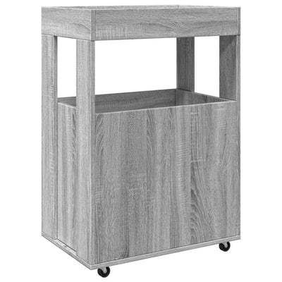 Baarivaunu harmaa Sonoma 60x39,5x89 cm tekninen puu